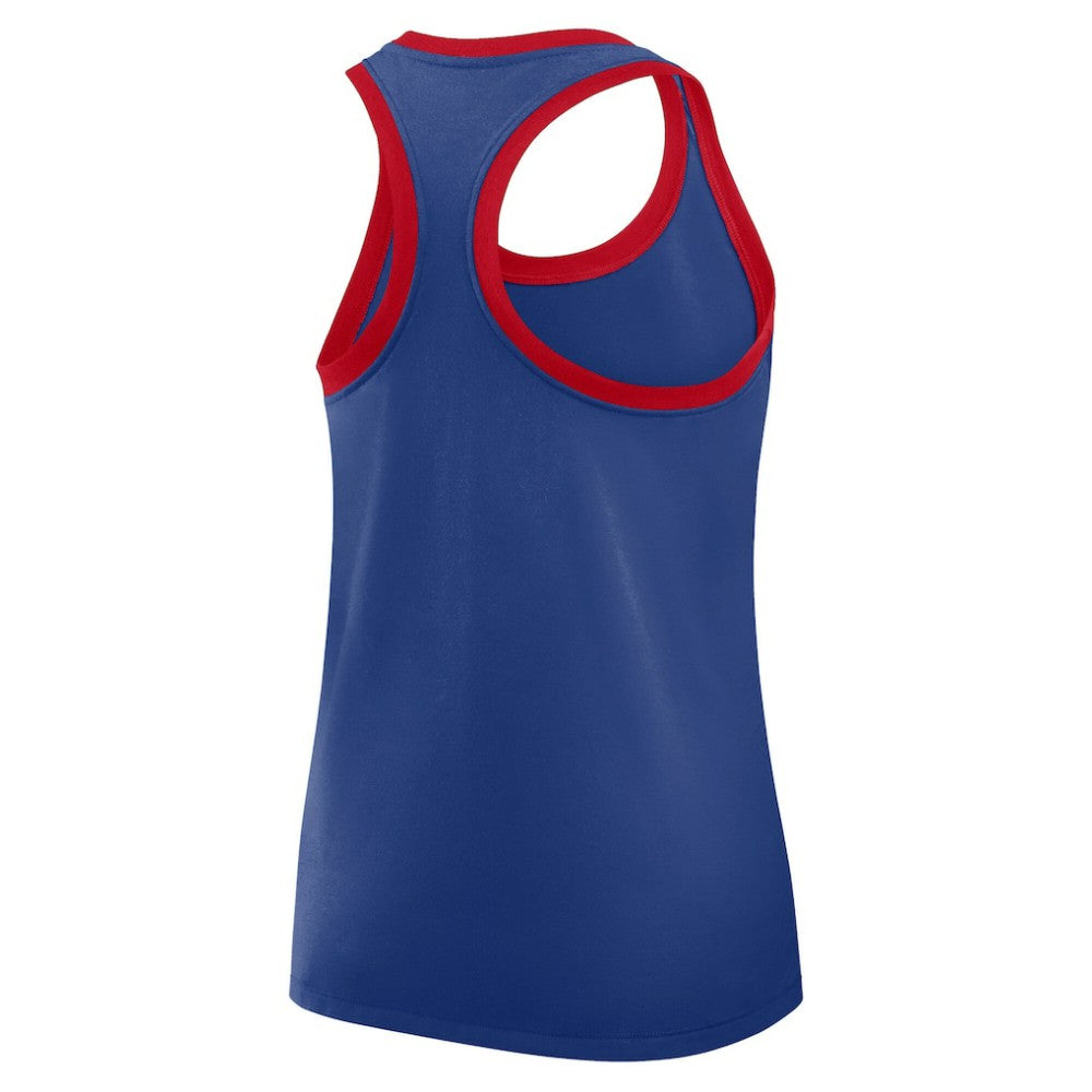 Philadelphia Phillies Women's Tri-Blend Dri-FIT Racerback Tank Top Royal | Nike