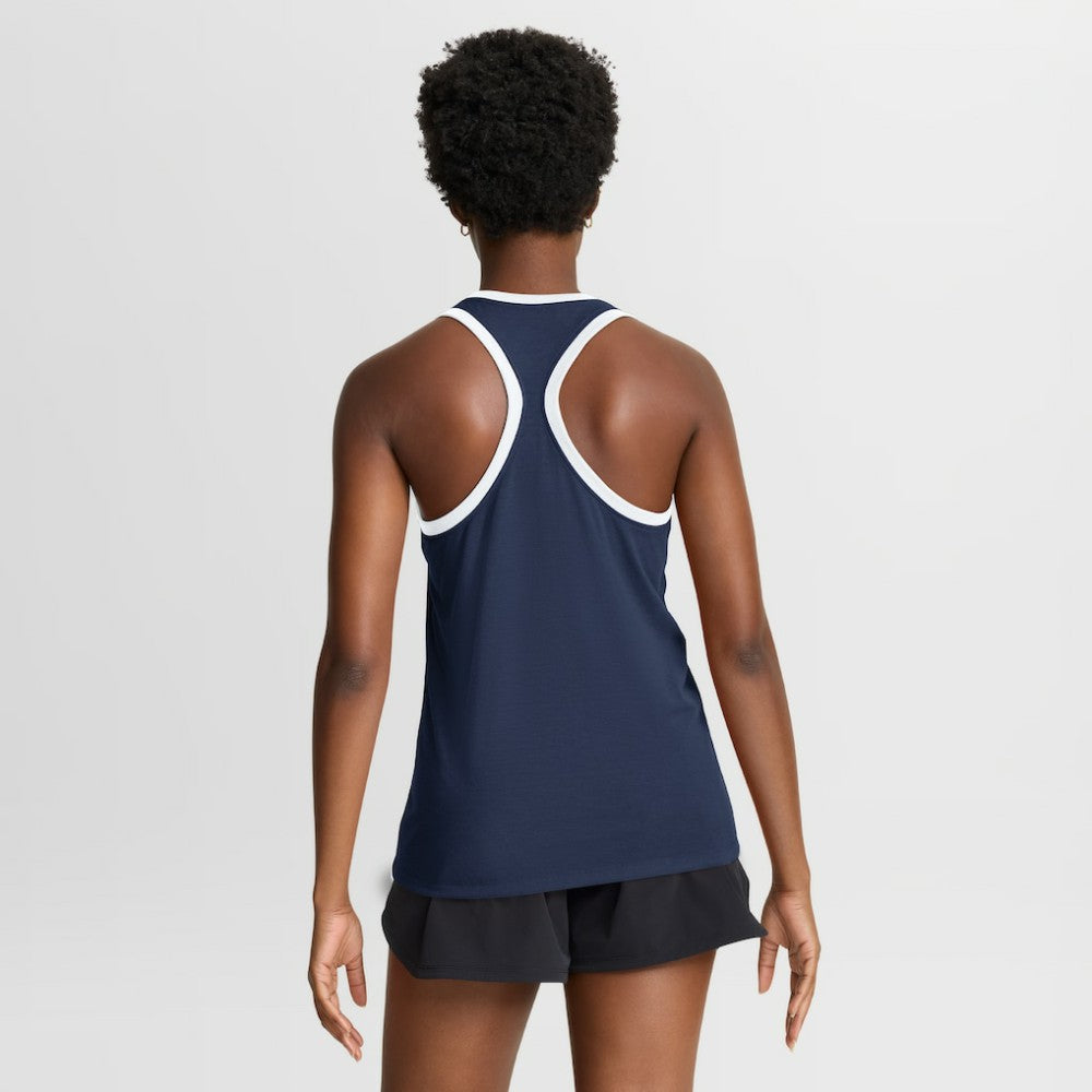 Detroit Tigers Women's Tri-Blend Dri-FIT Racerback Tank Top Navy | Nike