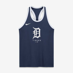 Detroit Tigers Women's Tri-Blend Dri-FIT Racerback Tank Top Navy | Nike