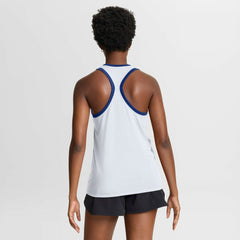 Los Angeles Dodgers Women's Tri-Blend Dri-FIT Racerback Tank Top White | Nike