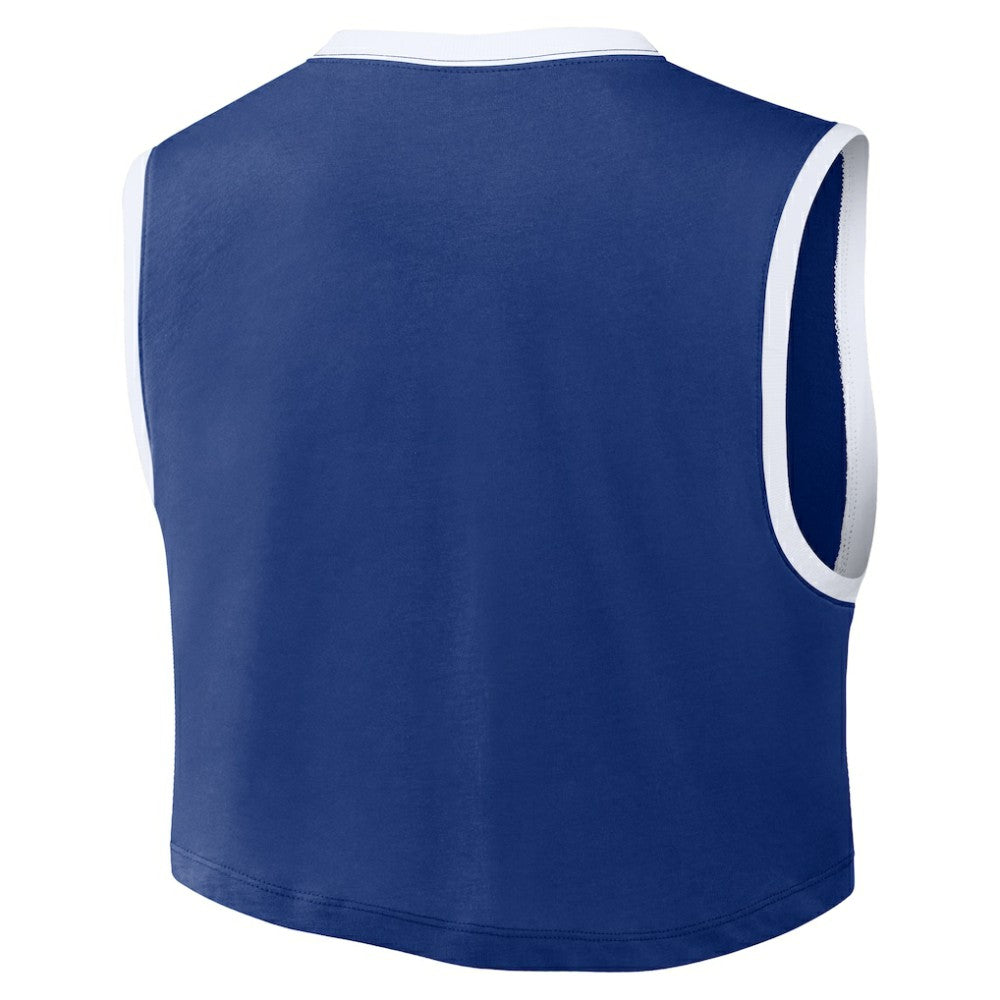 Chicago Cubs Women's Primetime Loose Dri-FIT Cropped Tank Top Royal | Nike