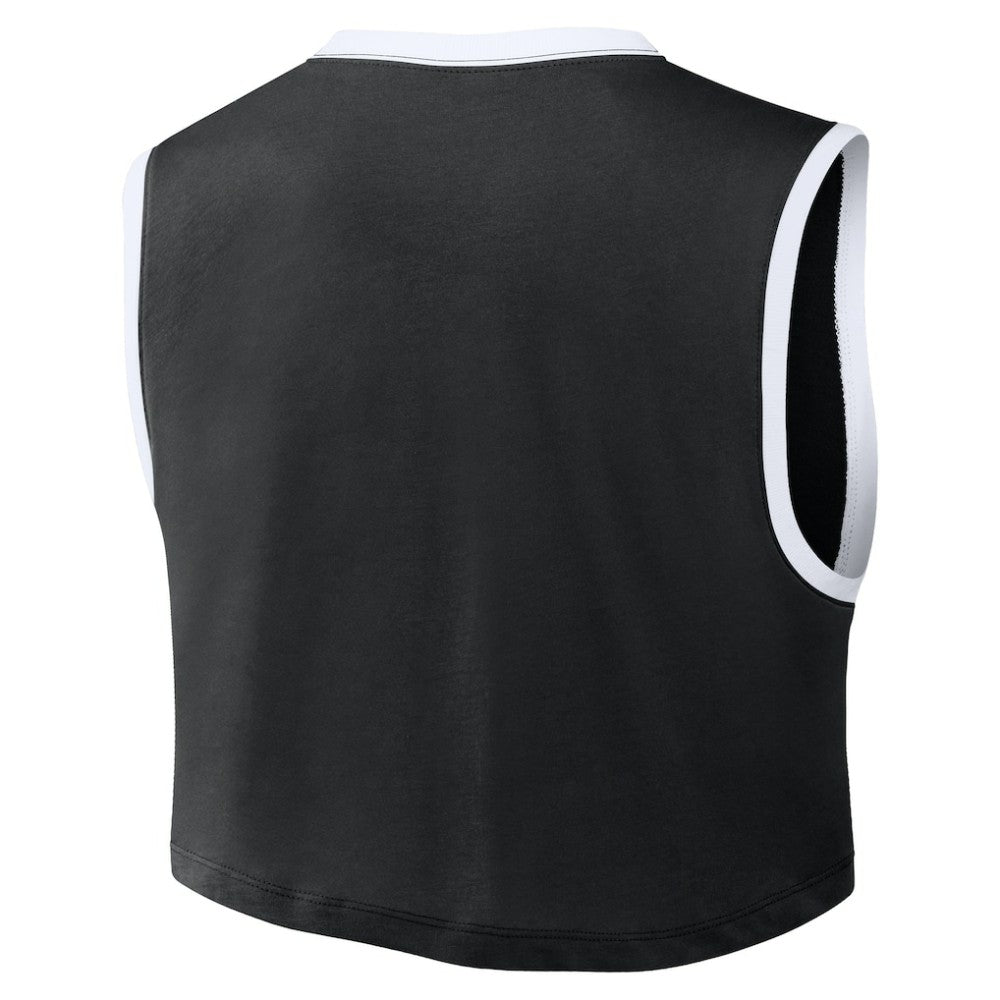 Los Angeles Dodgers Women's Primetime Loose Dri-FIT Cropped Tank Top Black | Nike