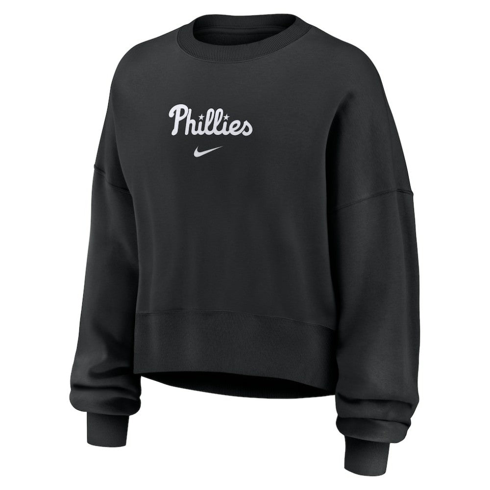 Philadelphia Phillies Women's Oversized Primetime Sweatshirt Black | Nike