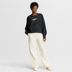 Los Angeles Dodgers Women's Oversized Primetime Sweatshirt Black | Nike
