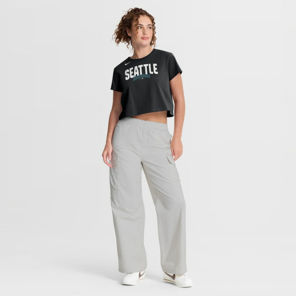 Seattle Mariners Women's Mod Cropped T-Shirt Black | Nike