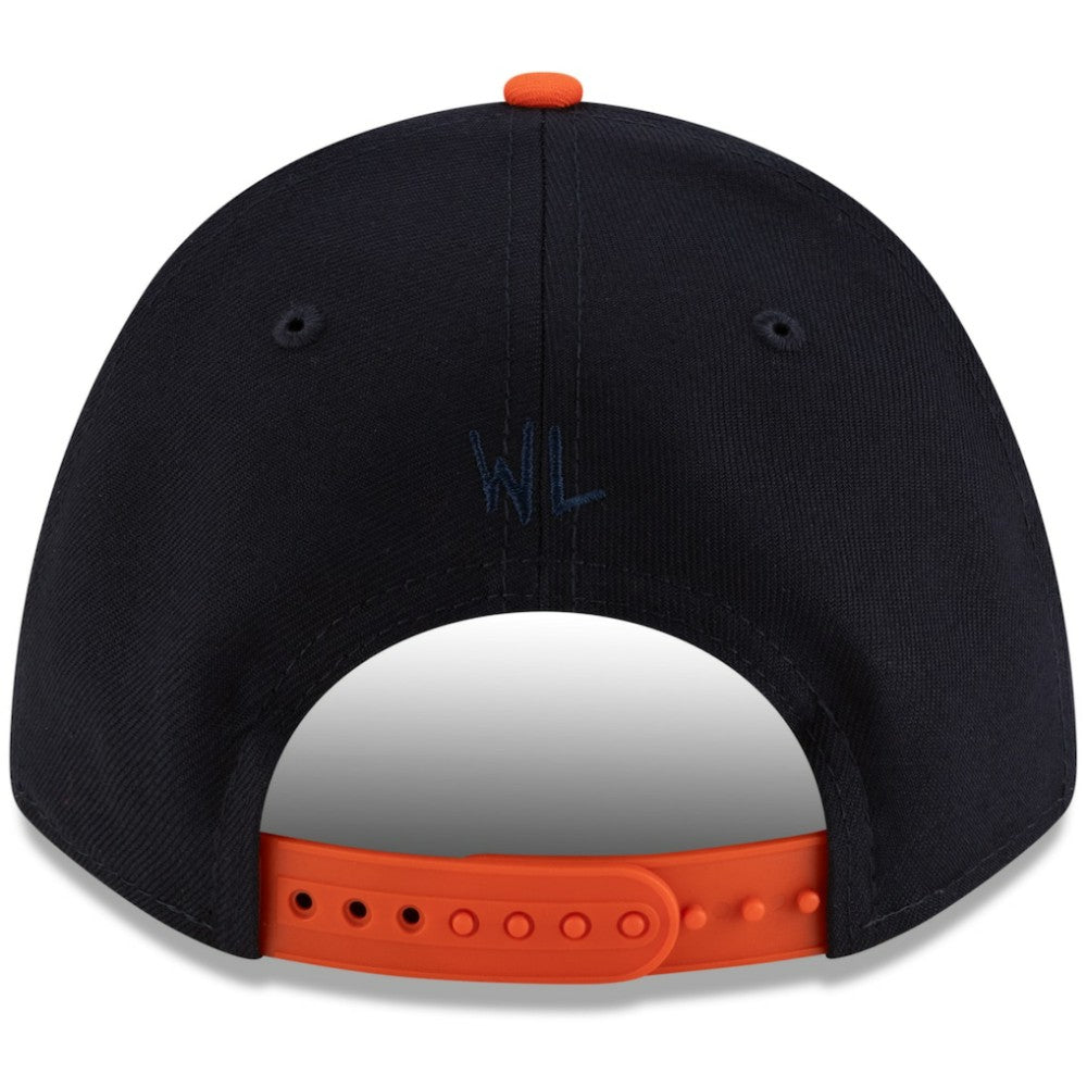 Houston Astros x Warren Lotas 9FORTY A-Frame M-Crown Adjustable Hat Navy/Orange | New Era
