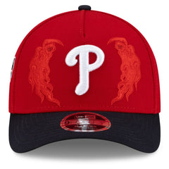Philadelphia Phillies x Warren Lotas 9FORTY A-Frame M-Crown Adjustable Hat Red/Navy | New Era