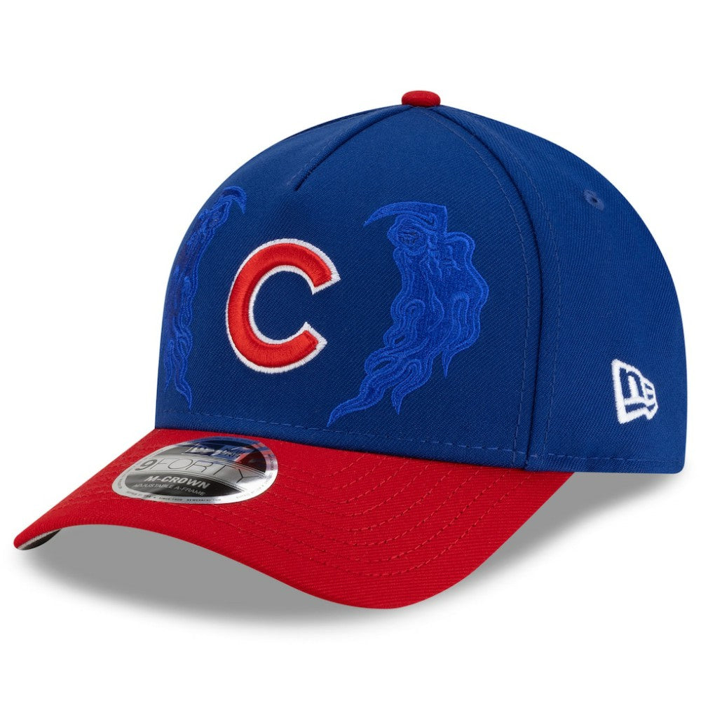 Chicago Cubs x Warren Lotas 9FORTY A-Frame M-Crown Adjustable Hat Royal/Red | New Era