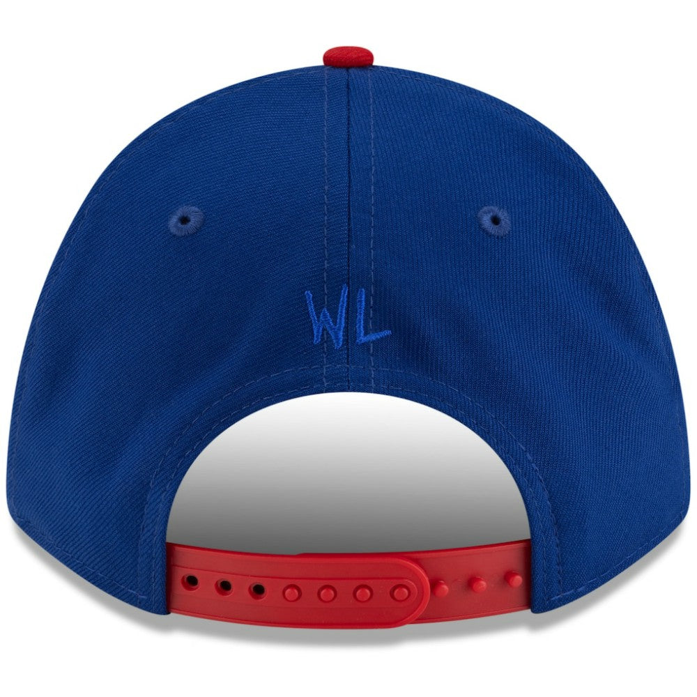 Chicago Cubs x Warren Lotas 9FORTY A-Frame M-Crown Adjustable Hat Royal/Red | New Era