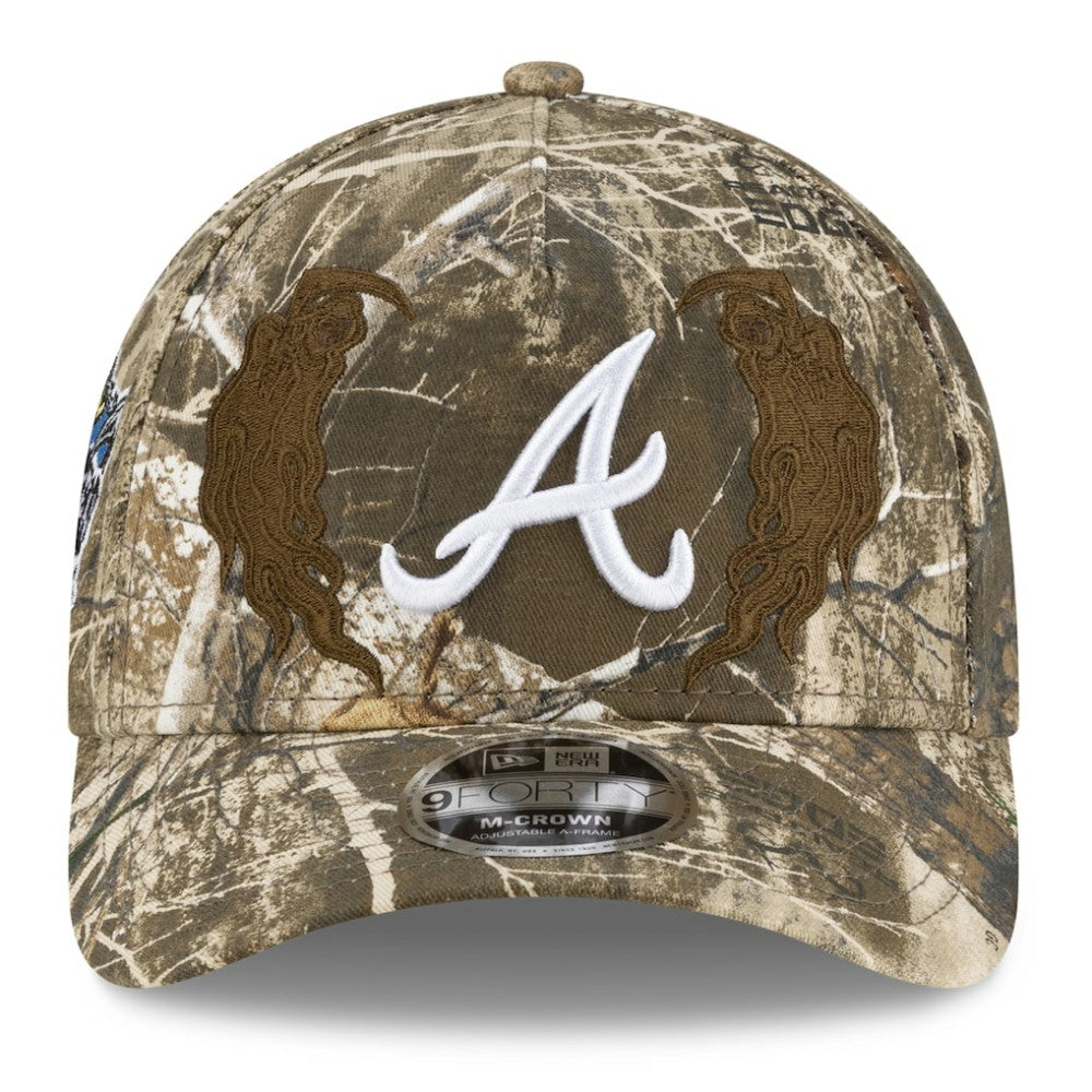 Atlanta Braves x Warren Lotas Realtree 9FORTY A-Frame M-Crown Adjustable Hat Camo | New Era