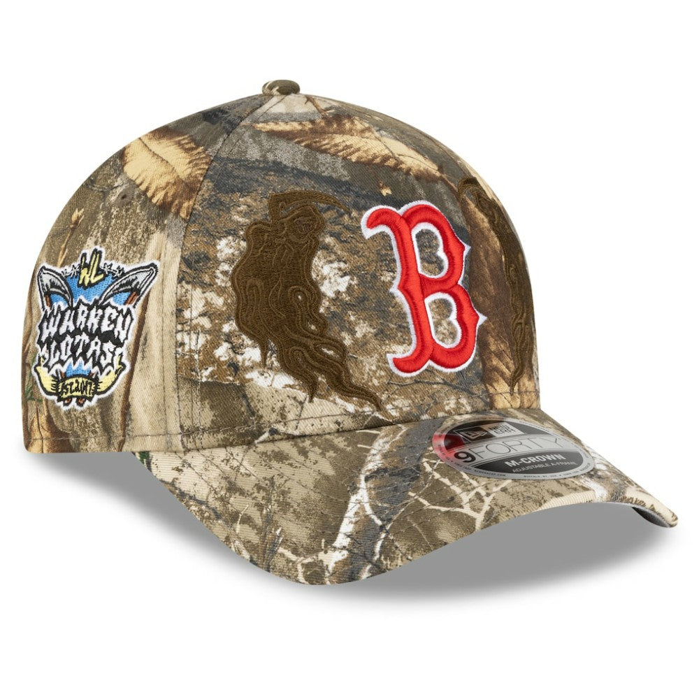 Boston Red Sox x Warren Lotas Realtree 9FORTY A-Frame M-Crown Adjustable Hat Camo | New Era