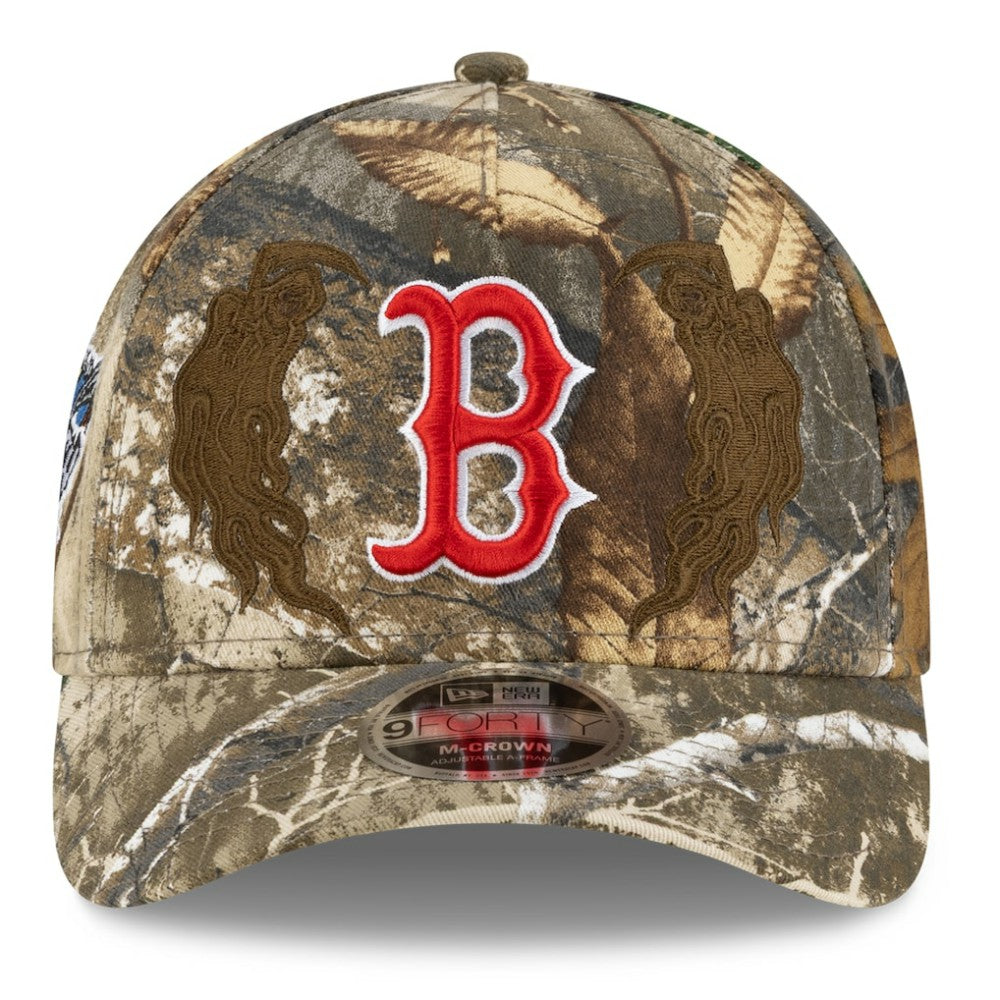 Boston Red Sox x Warren Lotas Realtree 9FORTY A-Frame M-Crown Adjustable Hat Camo | New Era