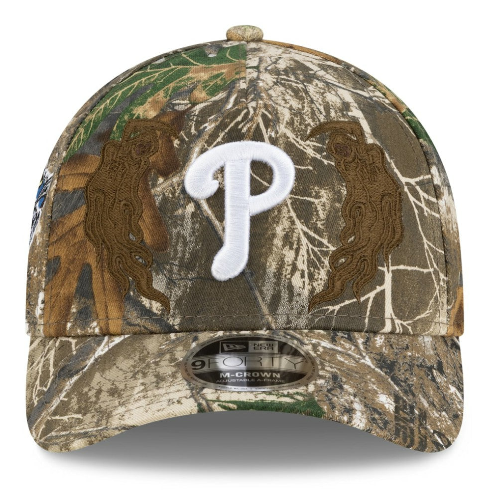 Philadelphia Phillies x Warren Lotas Realtree 9FORTY A-Frame M-Crown Adjustable Hat Camo | New Era
