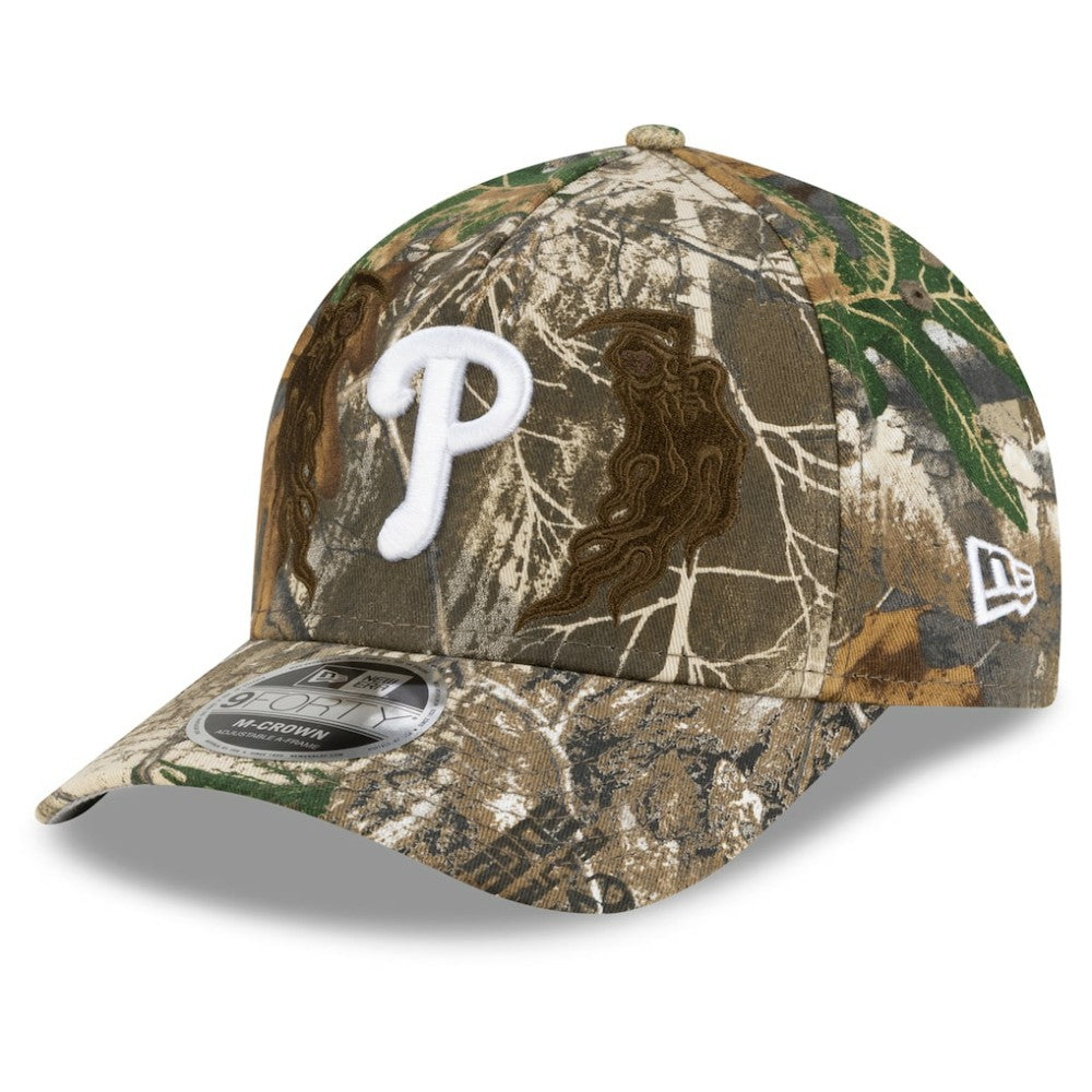 Philadelphia Phillies x Warren Lotas Realtree 9FORTY A-Frame M-Crown Adjustable Hat Camo | New Era