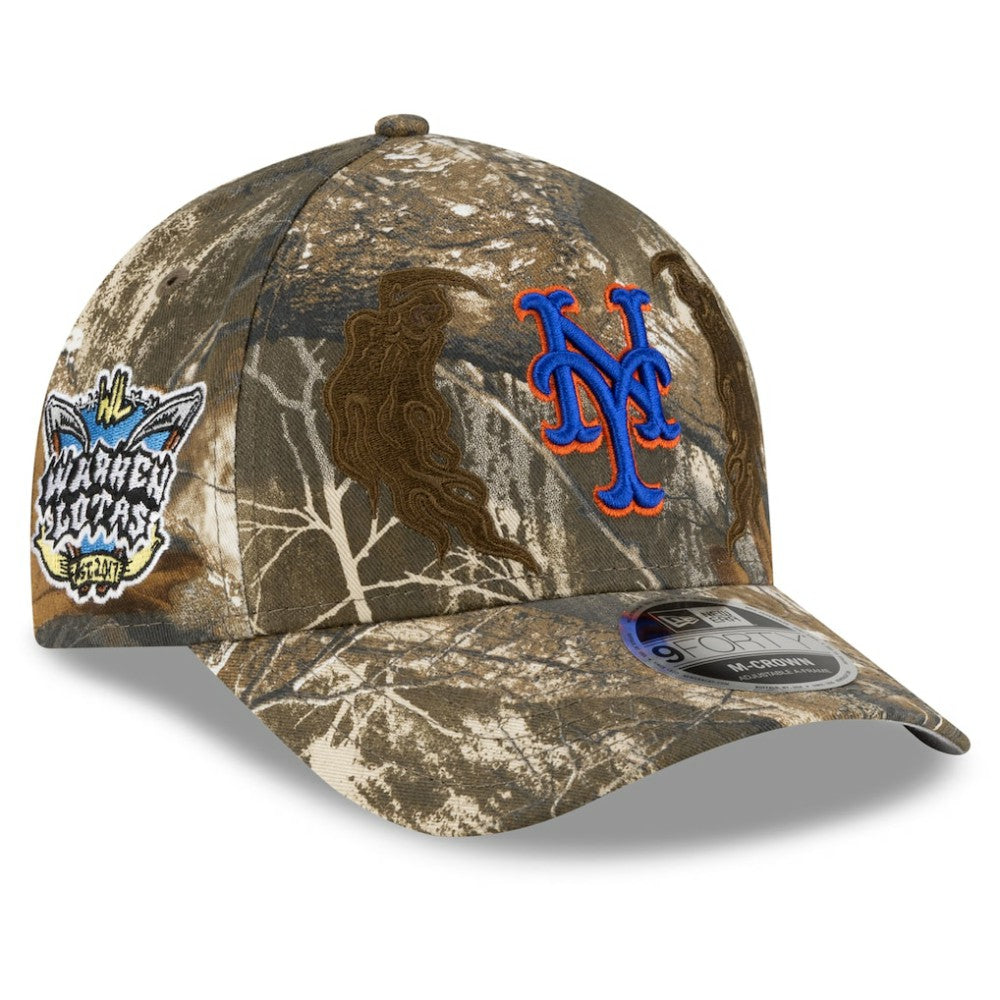 New York Mets x Warren Lotas Realtree 9FORTY A-Frame M-Crown Adjustable Hat Camo | New Era