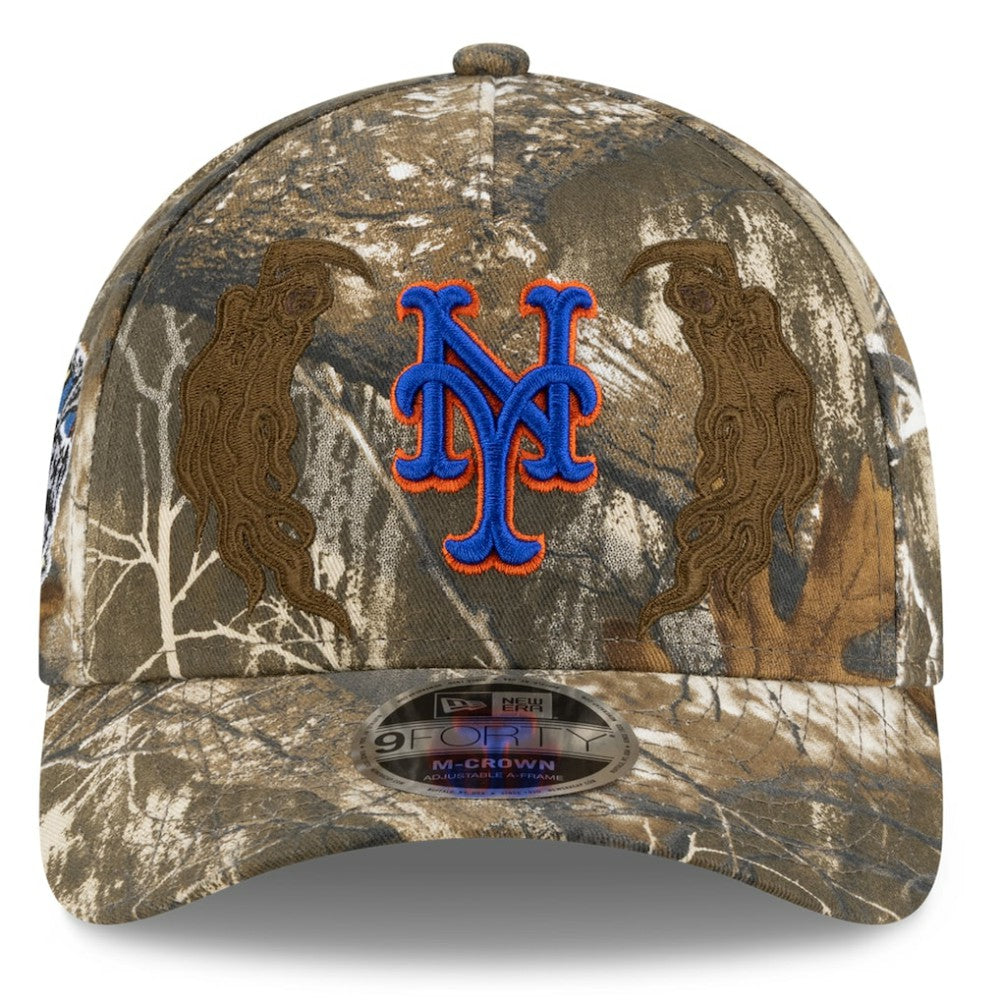 New York Mets x Warren Lotas Realtree 9FORTY A-Frame M-Crown Adjustable Hat Camo | New Era