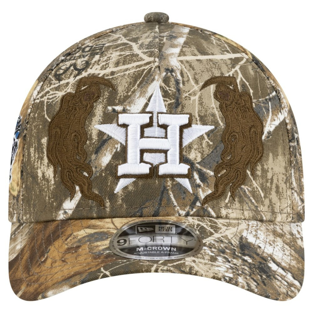 Houston Astros x Warren Lotas Realtree 9FORTY M-Crown A-Frame Adjustable Hat Camo | New Era