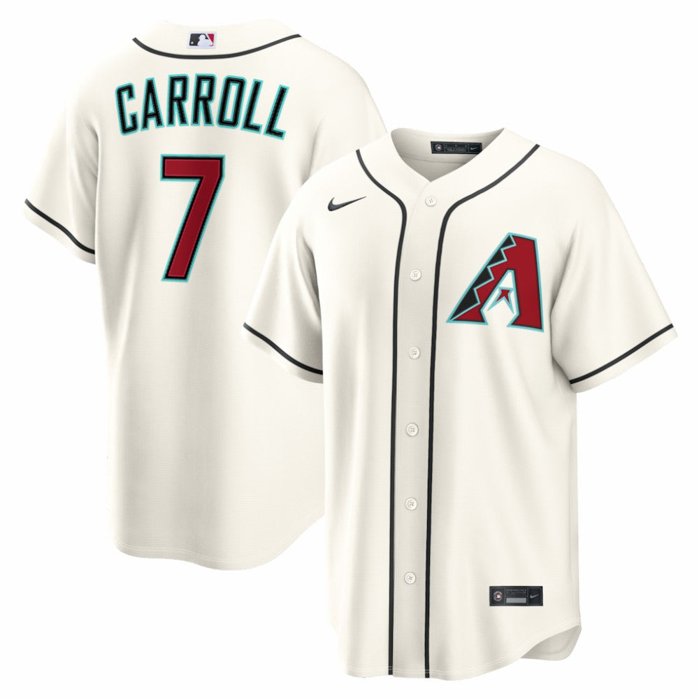Corbin Carroll Arizona Diamondbacks Home Replica Jersey - Cream