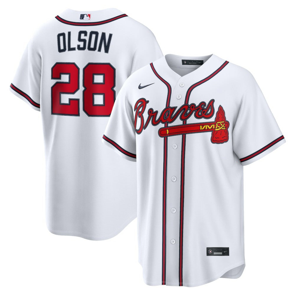 Matt Olson Atlanta Braves Home Replica Jersey White | Nike
