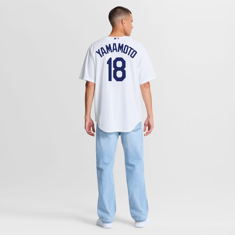 Yoshinobu Yamamoto Los Angeles Dodgers Home Replica Jersey White | Nike