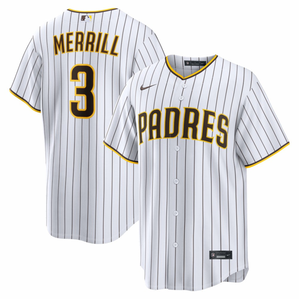 Jackson Merrill San Diego Padres Home Replica Player Jersey White | Nike
