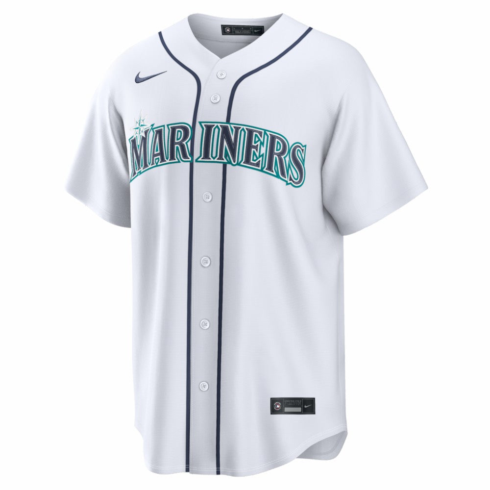 Cal Raleigh Seattle Mariners Home Replica Jersey White | Nike