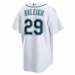 Cal Raleigh Seattle Mariners Home Replica Jersey White | Nike