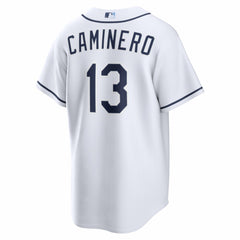 Junior Caminero Tampa Bay Rays Home Replica Jersey White | Nike