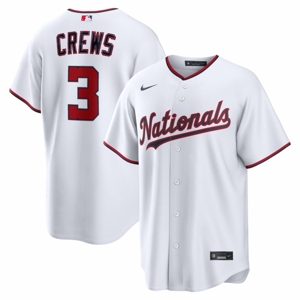 Dylan Crews Washington Nationals Home Replica Jersey - White