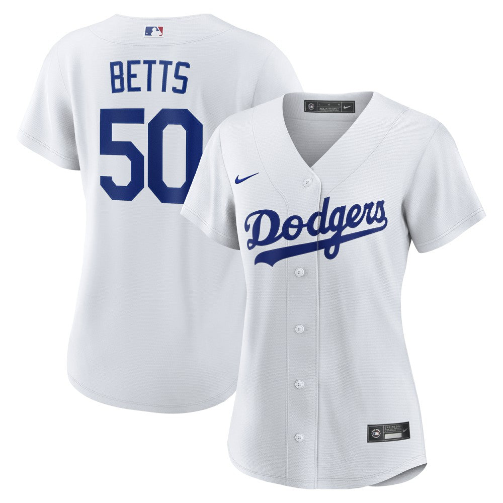 Mookie Betts Los Angeles Dodgers Women's Home Replica Jersey White | Nike