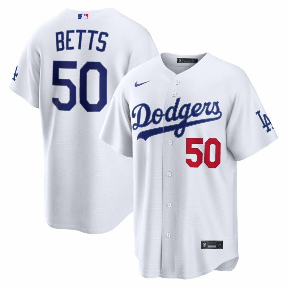 Mookie Betts Los Angeles Dodgers  Home Stadium Jersey White | Nike