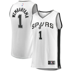 Victor Wembanyama San Antonio Spurs Fast Break Replica Player Jersey - Association Edition - White