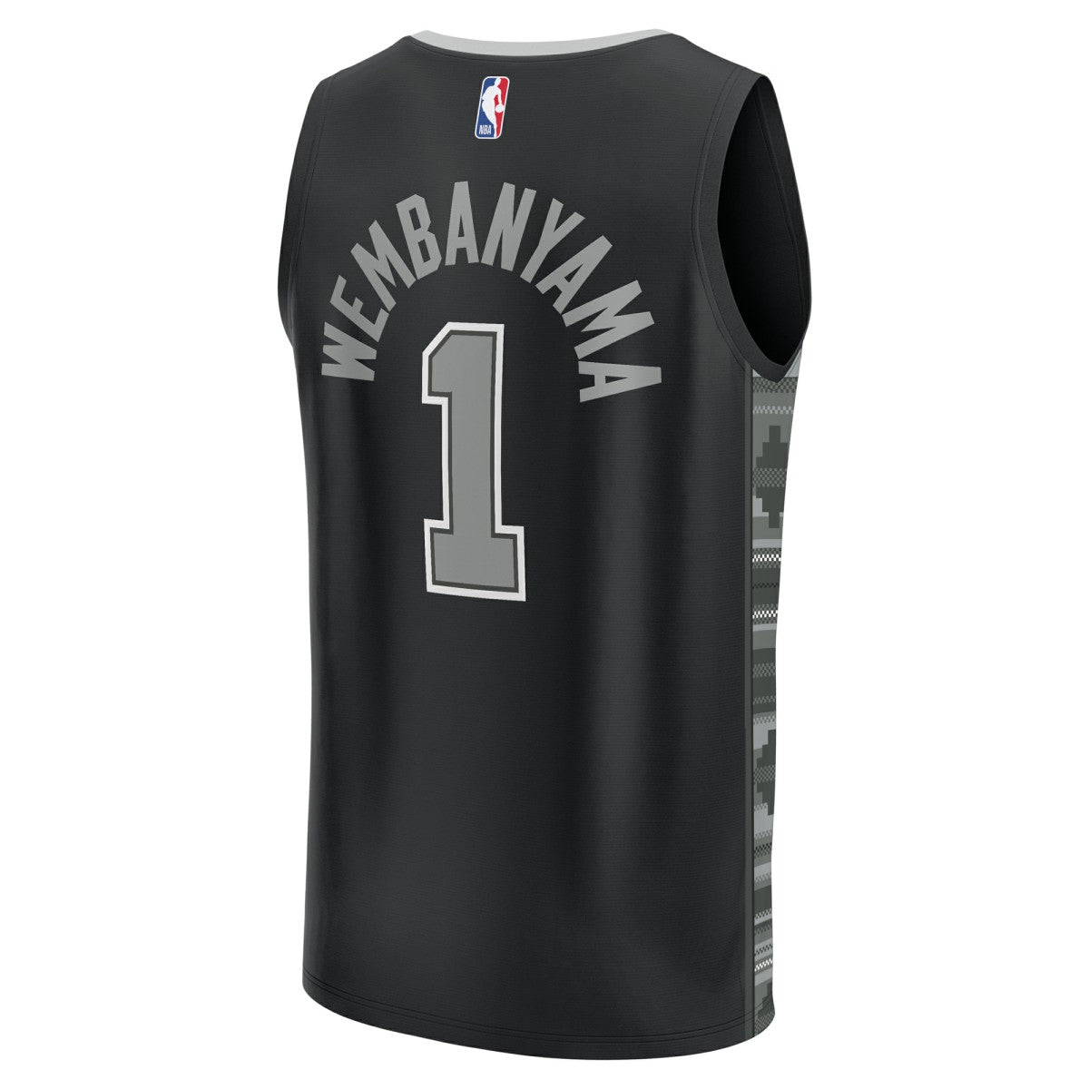 Victor Wembanyama San Antonio Spurs Fast Break Replica Player Jersey - Statement Edition - Black