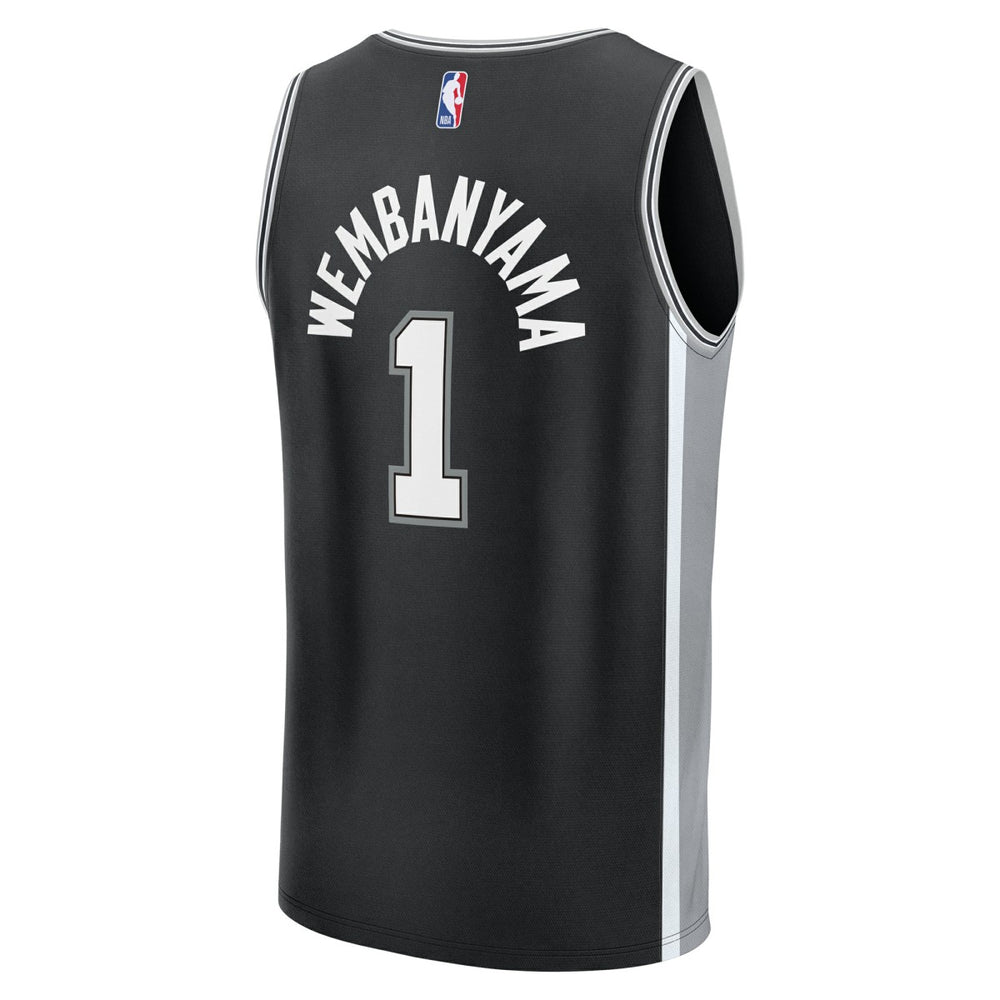 Victor Wembanyama San Antonio Spurs Youth Fast Break Replica Player Jersey - Icon Edition - Black