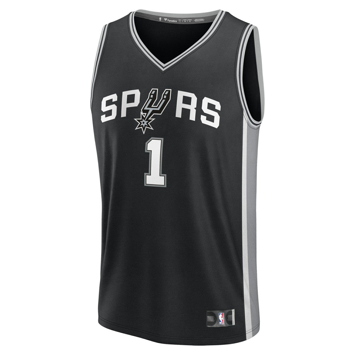 Victor Wembanyama San Antonio Spurs Fast Break Replica Player Jersey - Icon Edition - Black