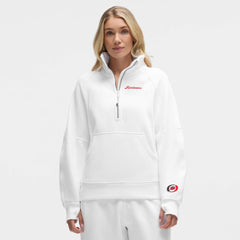 Carolina Hurricanes lululemon Women's Long Scuba Oversized Half-Zip Funnel Neck White