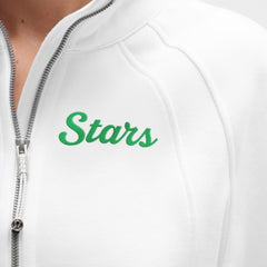 Dallas Stars lululemon Women's Long Scuba Oversized Half-Zip Funnel Neck White