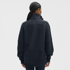 Seattle Kraken lululemon Women's Long Scuba Oversized Half-Zip Funnel Neck True Navy