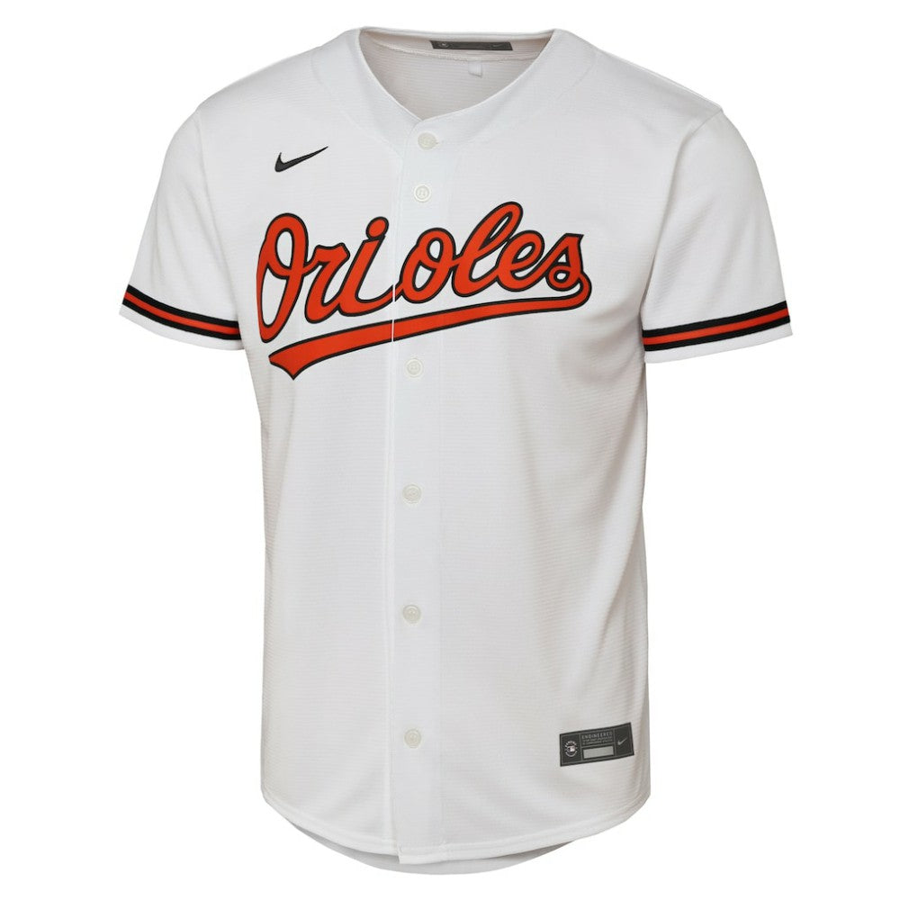 Gunnar Henderson Baltimore Orioles Youth Home Replica Player Jersey White | Nike