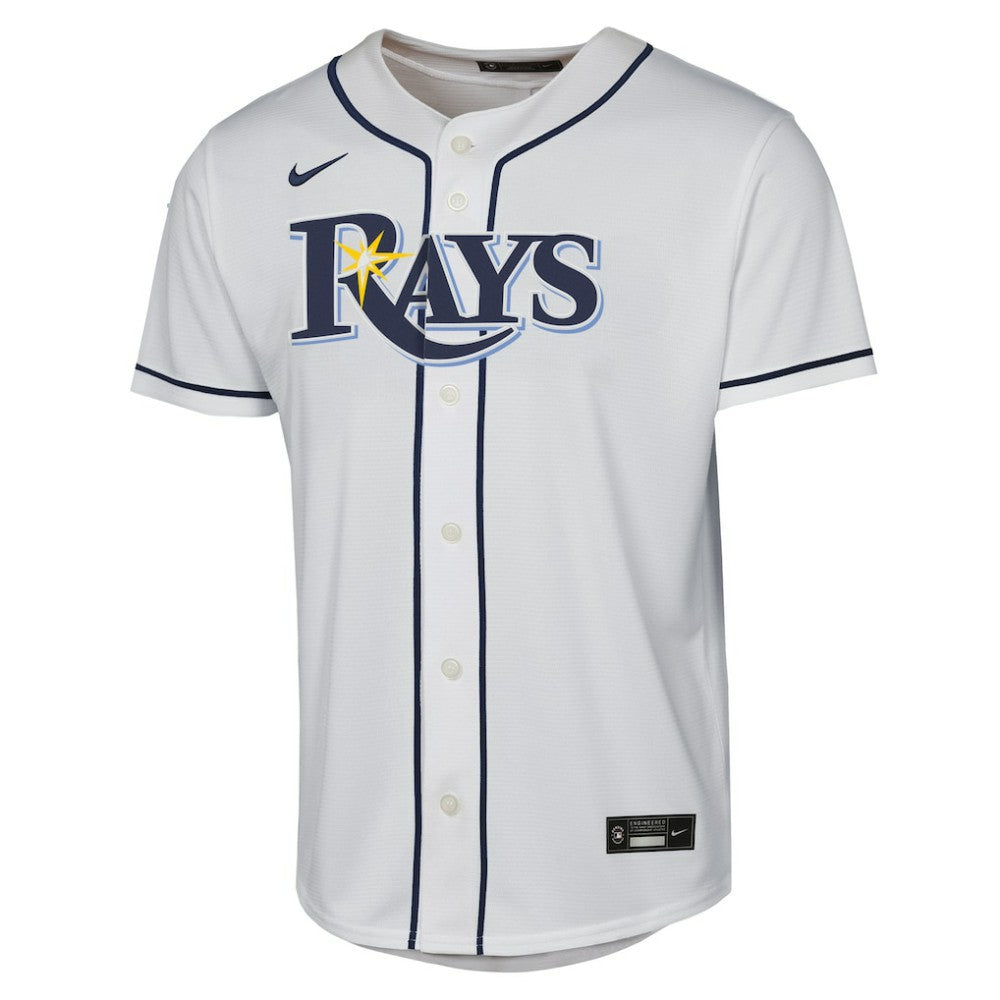Junior Caminero Tampa Bay Rays Youth Home Replica Player Jersey White | Nike