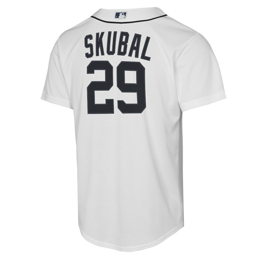 Tarik Skubal Detroit Tigers Youth Home Replica Player Jersey White | Nike