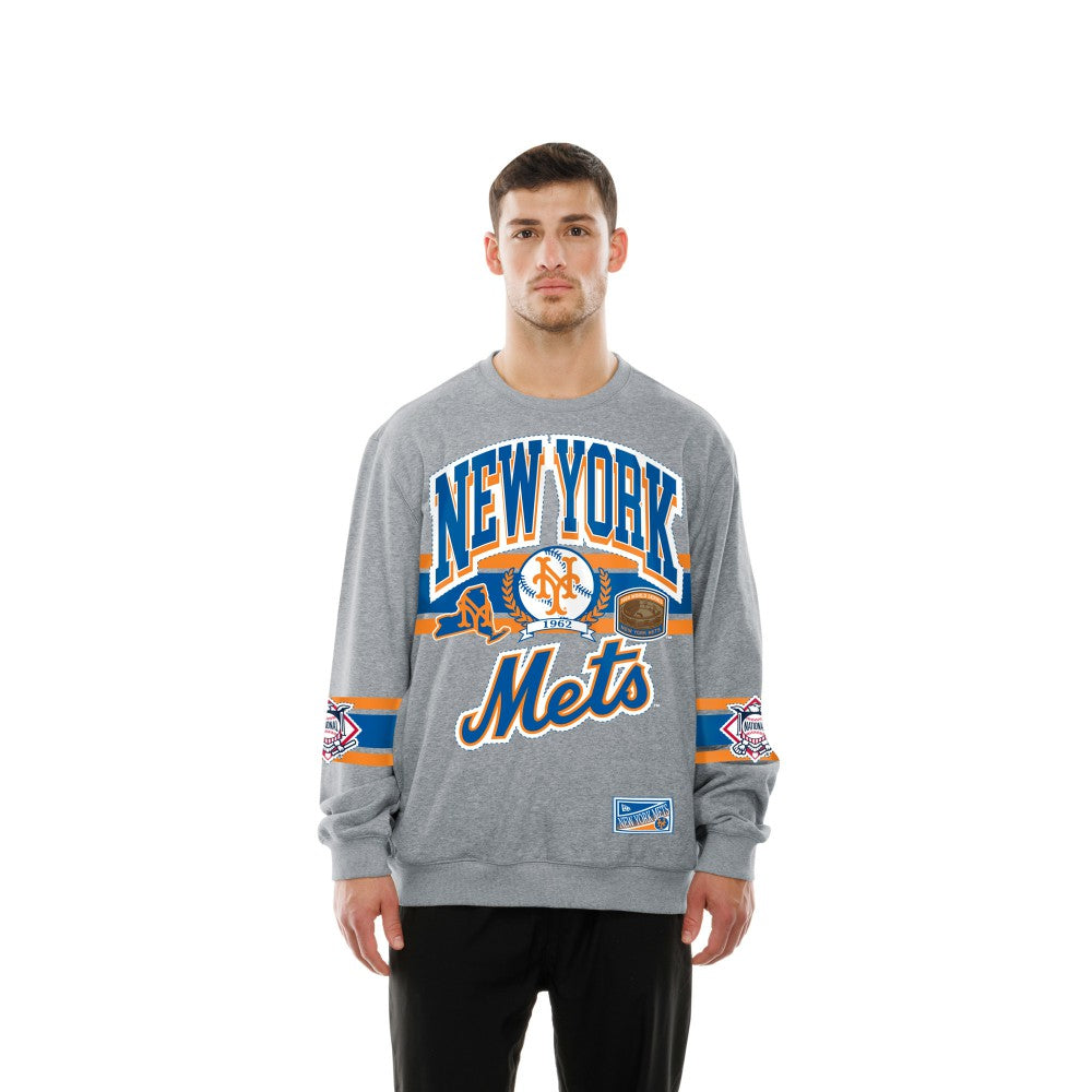 New York Mets Sport Classics Sweatshirt Gray | New Era