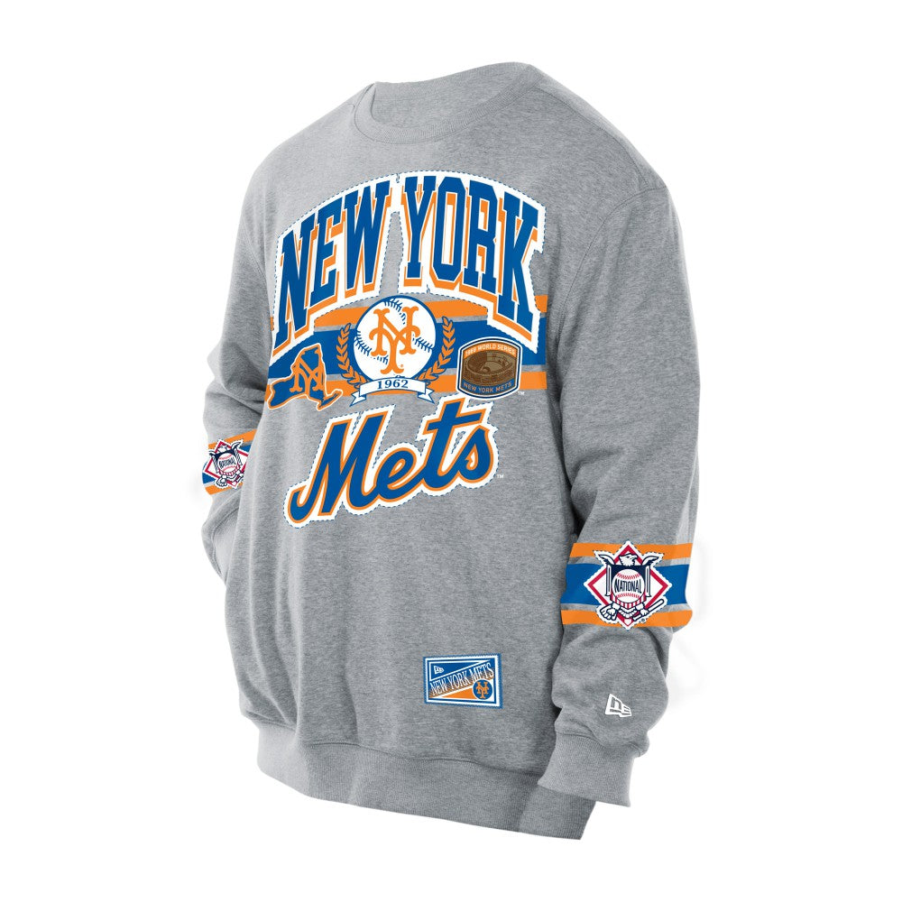 New York Mets Sport Classics Sweatshirt Gray | New Era