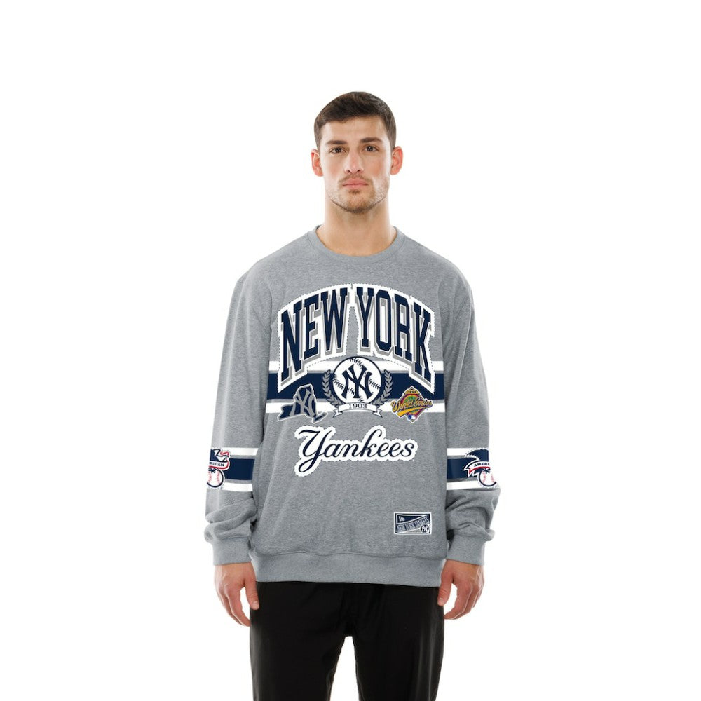 New York Yankees Sport Classics Sweatshirt Gray | New Era