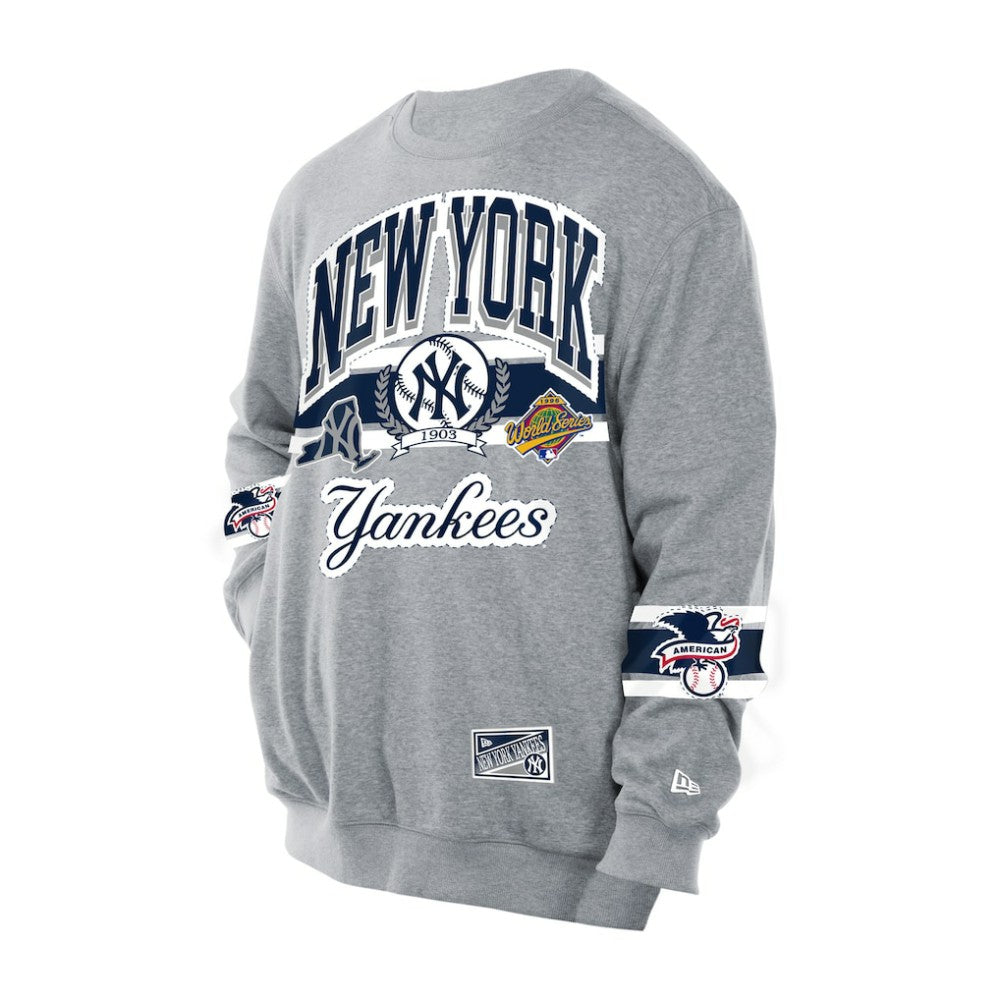 New York Yankees Sport Classics Sweatshirt Gray | New Era