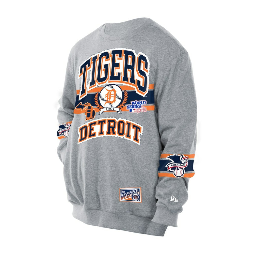 Detroit Tigers Sport Classics Sweatshirt Gray | New Era