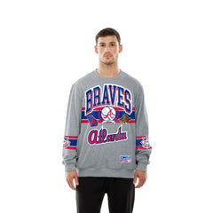 Atlanta Braves Sport Classics Sweatshirt Gray | New Era