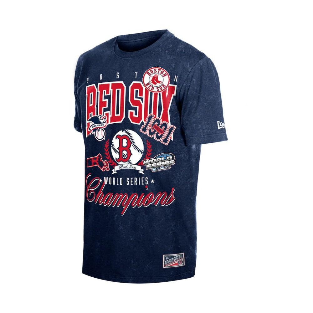 Boston Red Sox Mineral Wash T-Shirt Navy | New Era