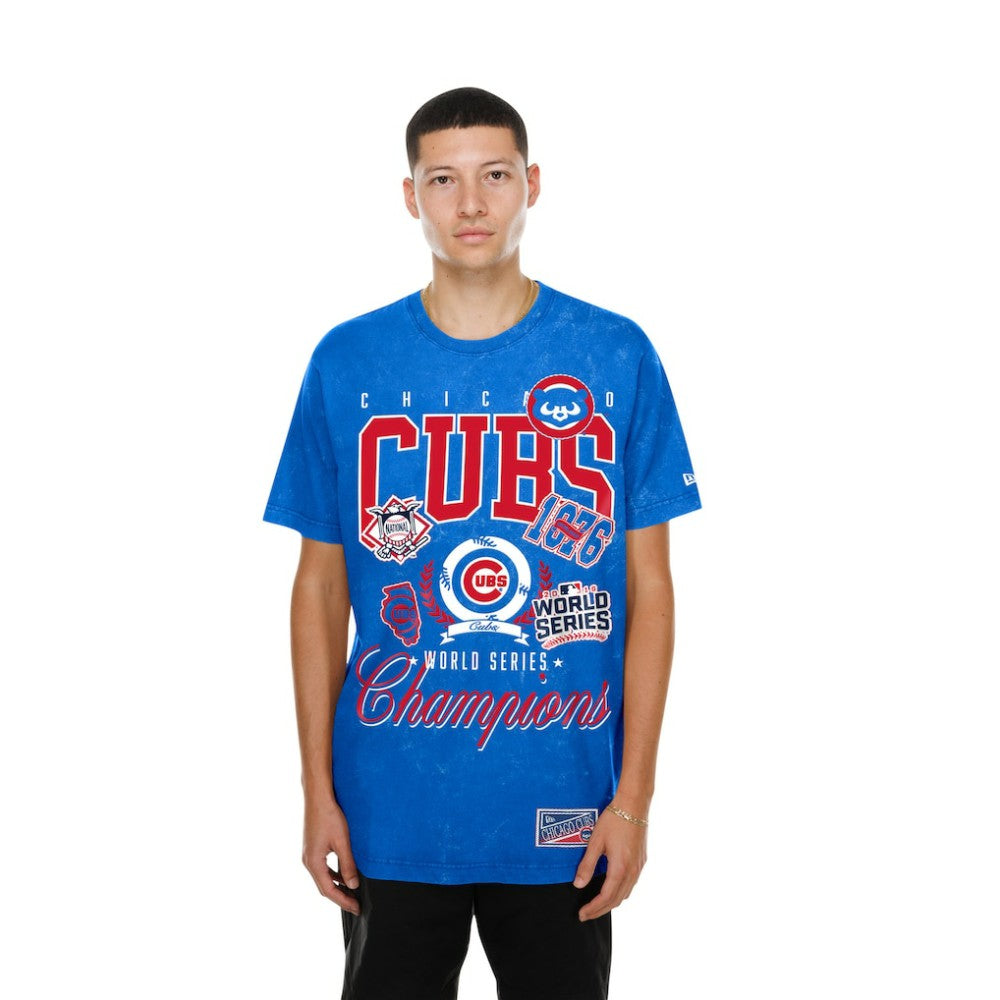Chicago Cubs Mineral Wash T-Shirt Royal | New Era