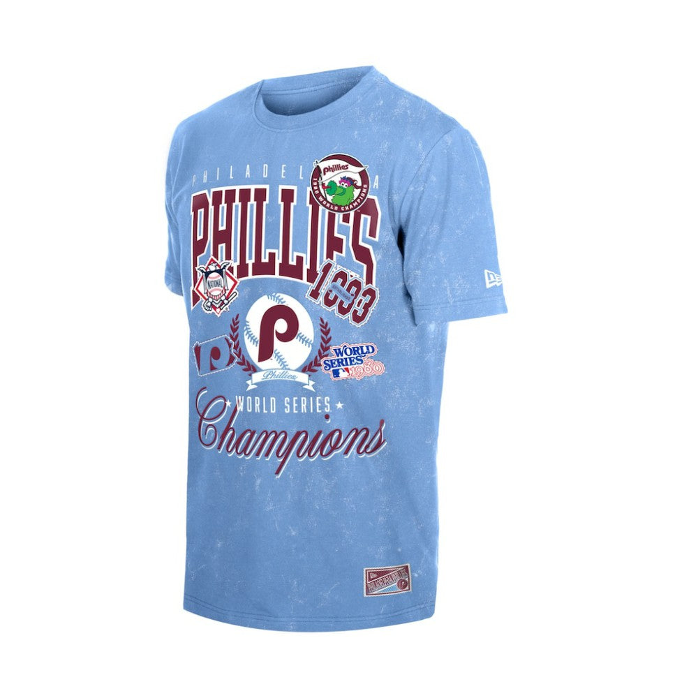Philadelphia Phillies Mineral Wash T-Shirt Light Blue | New Era